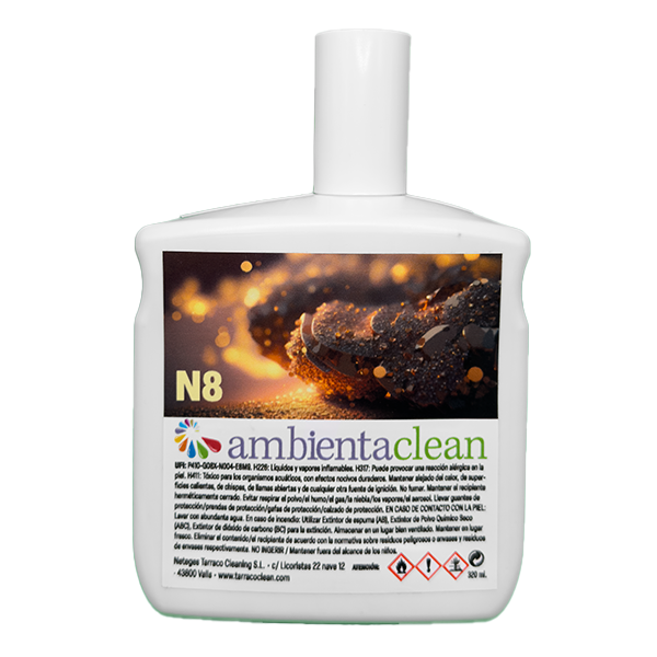 Ambientador hidroalcoh&oacute;lico 320 N&ordm; 8 Fragancia intensa y pura