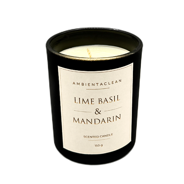 Vela arom&aacute;tica de soja Lime, Basil & Mandarin