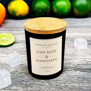 Vela arom&aacute;tica de soja Lime, Basil & Mandarin